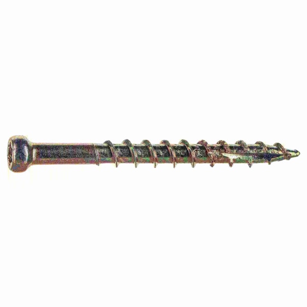 Saberdrive Deck Screw, #8 x 1-5/8 in, Steel, Trim Head, Torx Drive, 1040 PK 09332 - main